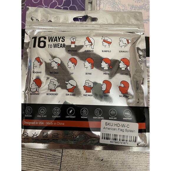 Chok Lids Lot Of 5 ~ Bandana Head Band Doo Rag Skull Cap Wrap - Picture 3 of 7